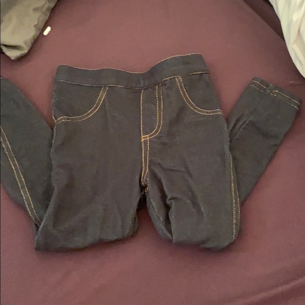 3T stretch leggings, looks like jeans